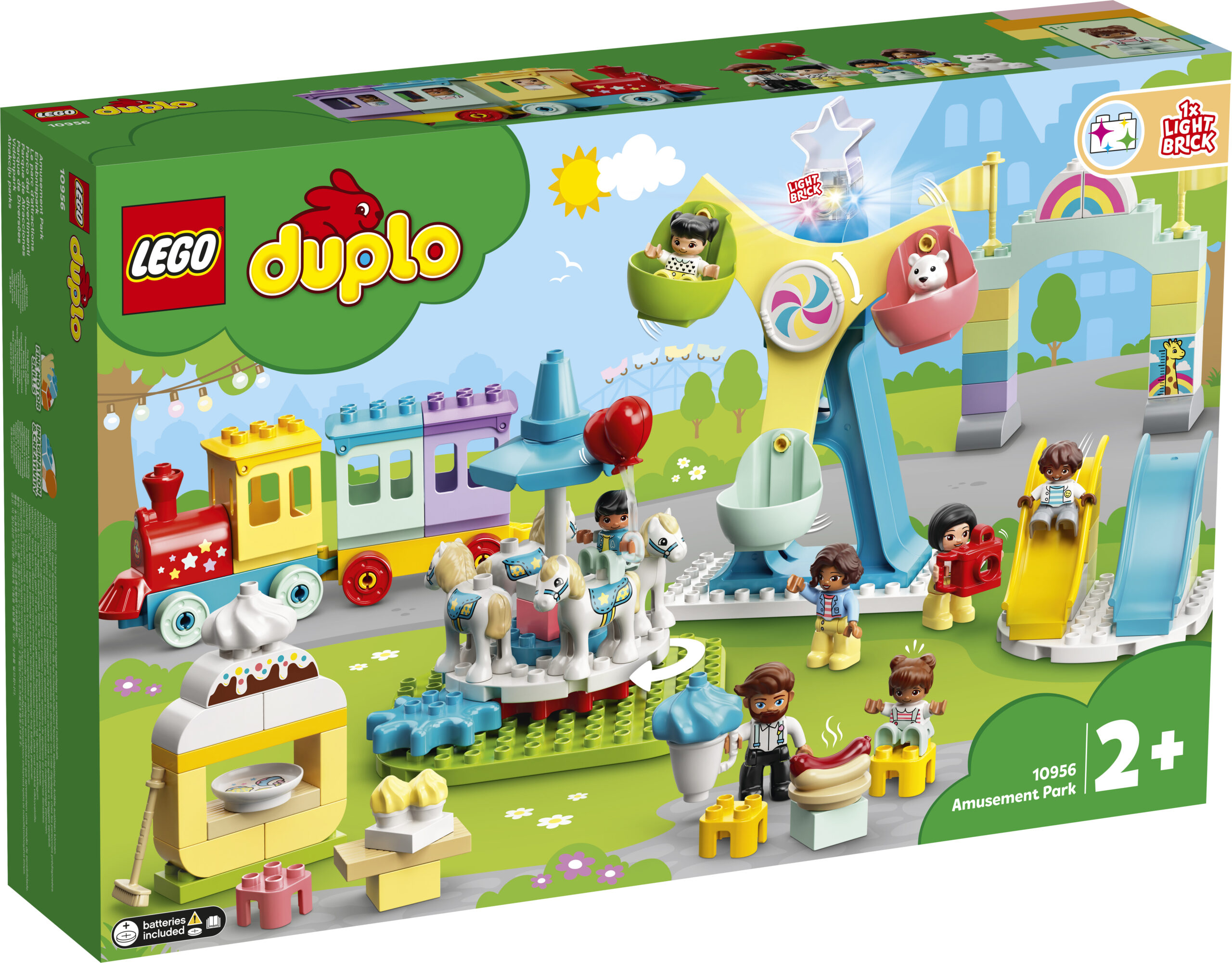 Liitu oma väikelapsega fantaasiaküllasel teekonnal LEGO® DUPLO® Town sarja lõbustuspargis (10956)
The post LEGO DUPLO Lõbustuspark appeared first on E-pood kogu