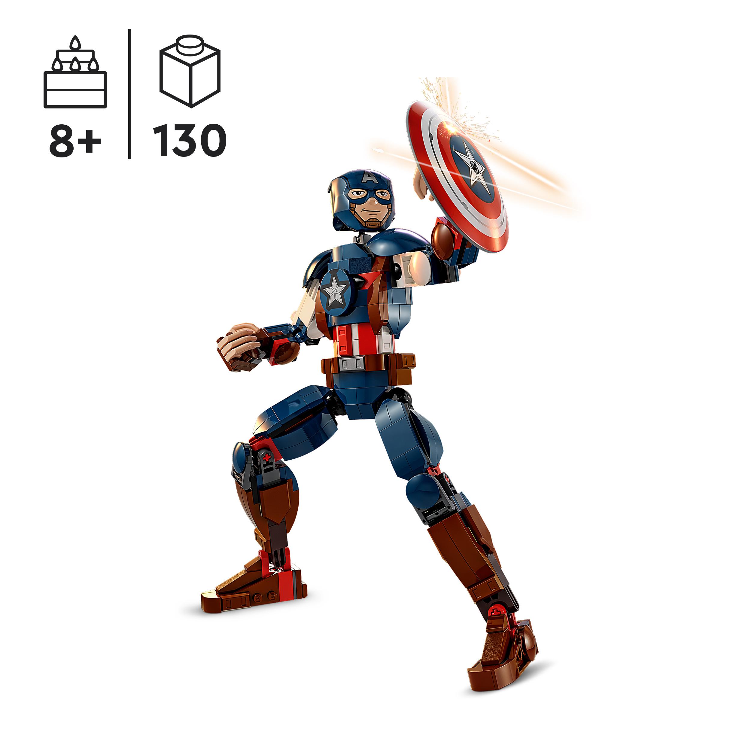 LEGO Super Heroes Kapten Ameerika ehitusfiguur 3 LEGO Super Heroes Kapten Ameerika ehitusfiguur - Image 3