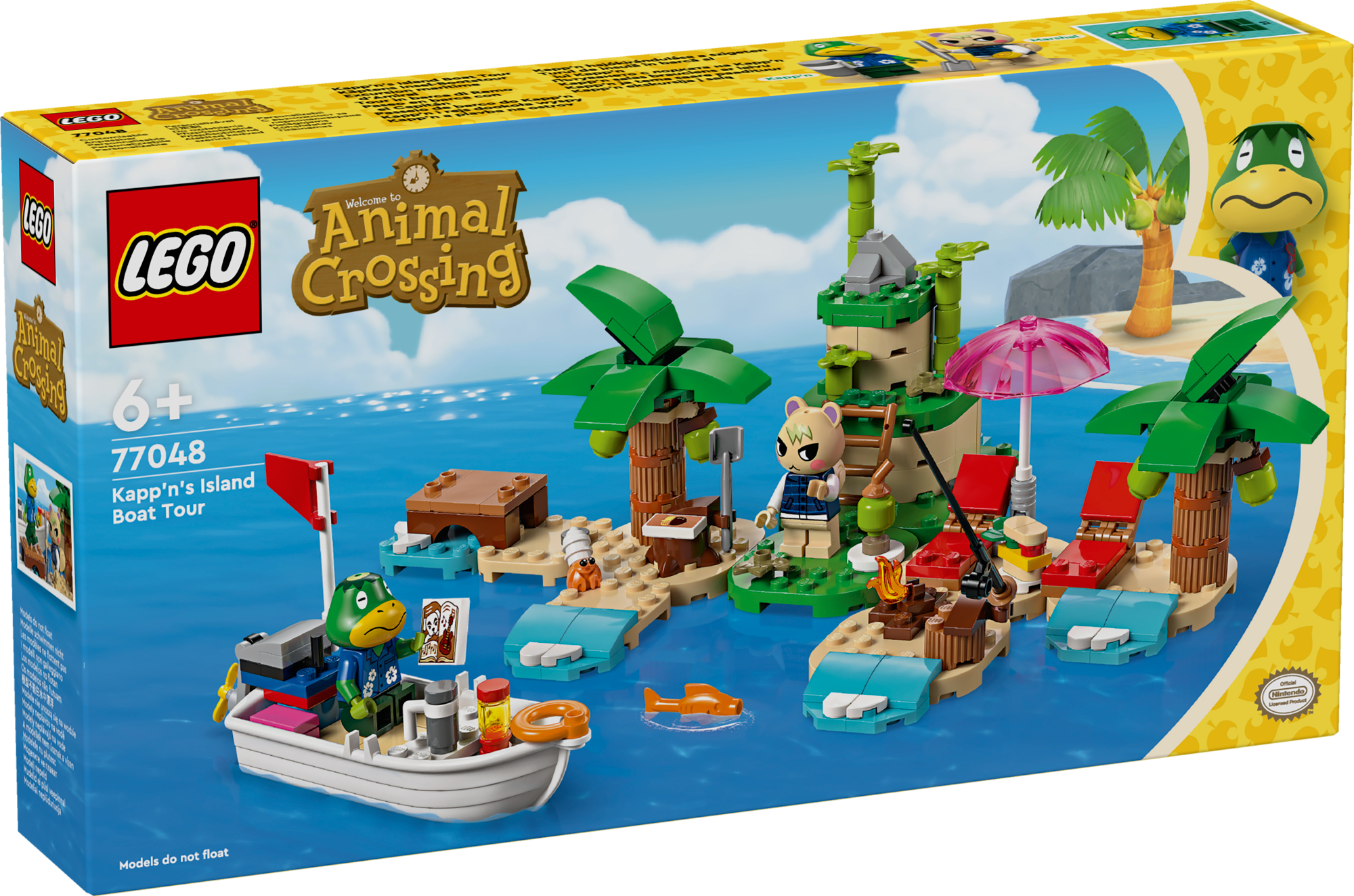 Inspireeri tüdrukuid ja poisse kohandatava komplektiga LEGO Animal Crossing Kapp’n ja tema saare paadituur (77048). The post LEGO Animal Crossing Kapp’n ja tema