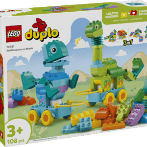 Mänguasjade esileht 72 LEGO DUPLO Kolm ühes: dinosaurused ratastel