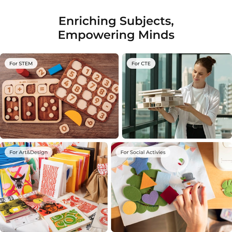 xTool P2S 55W töölaua CO2 laserlõikuri hariduskomplekt 8 xTool P2S 55W töölaua CO2 laserlõikuri hariduskomplekt - Image 8