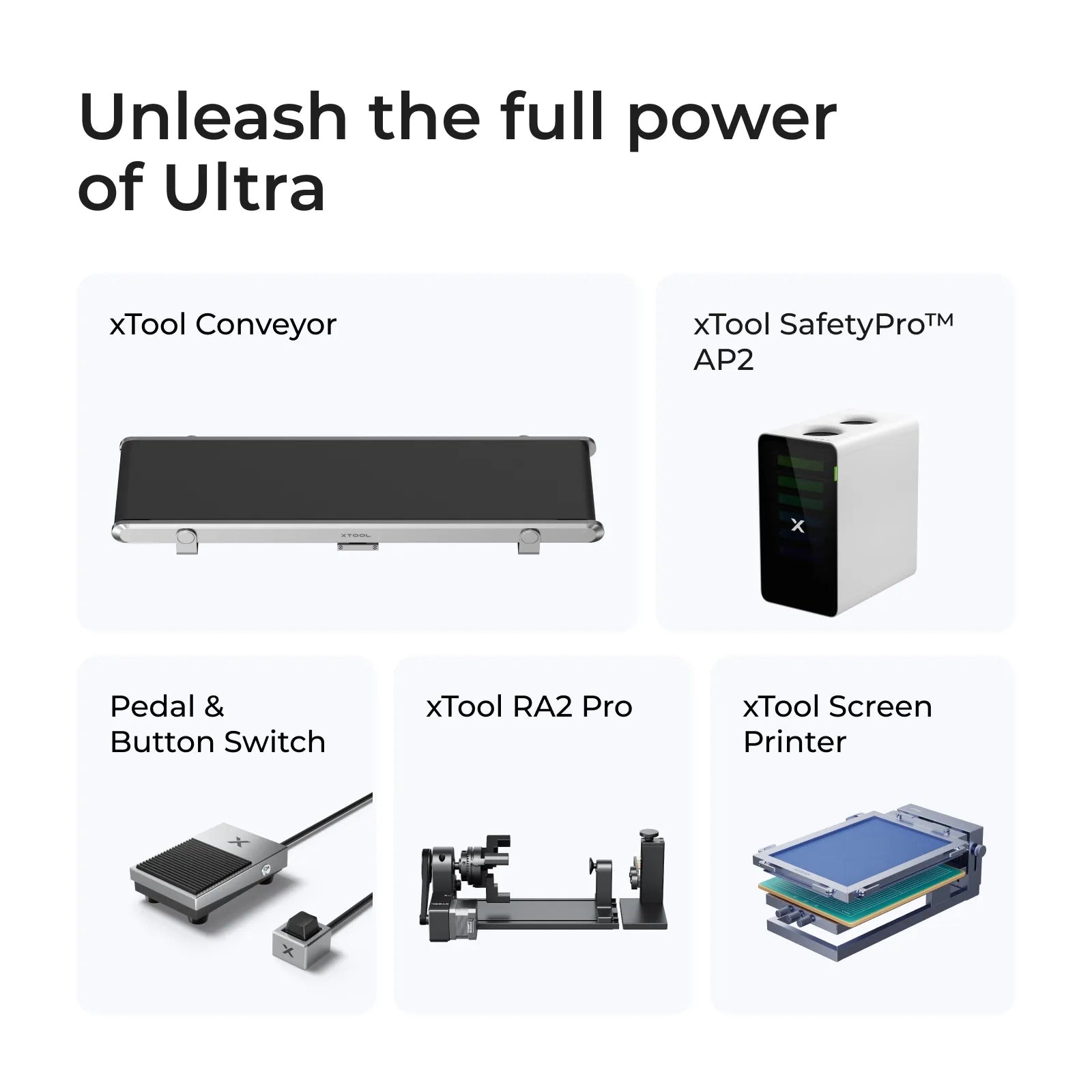 xTool F1 Ultra 20W kiud- ja dioodlasergraveerija: Klass 1 4 xTool F1 Ultra 20W kiud- ja dioodlasergraveerija: Klass 1 - Image 4