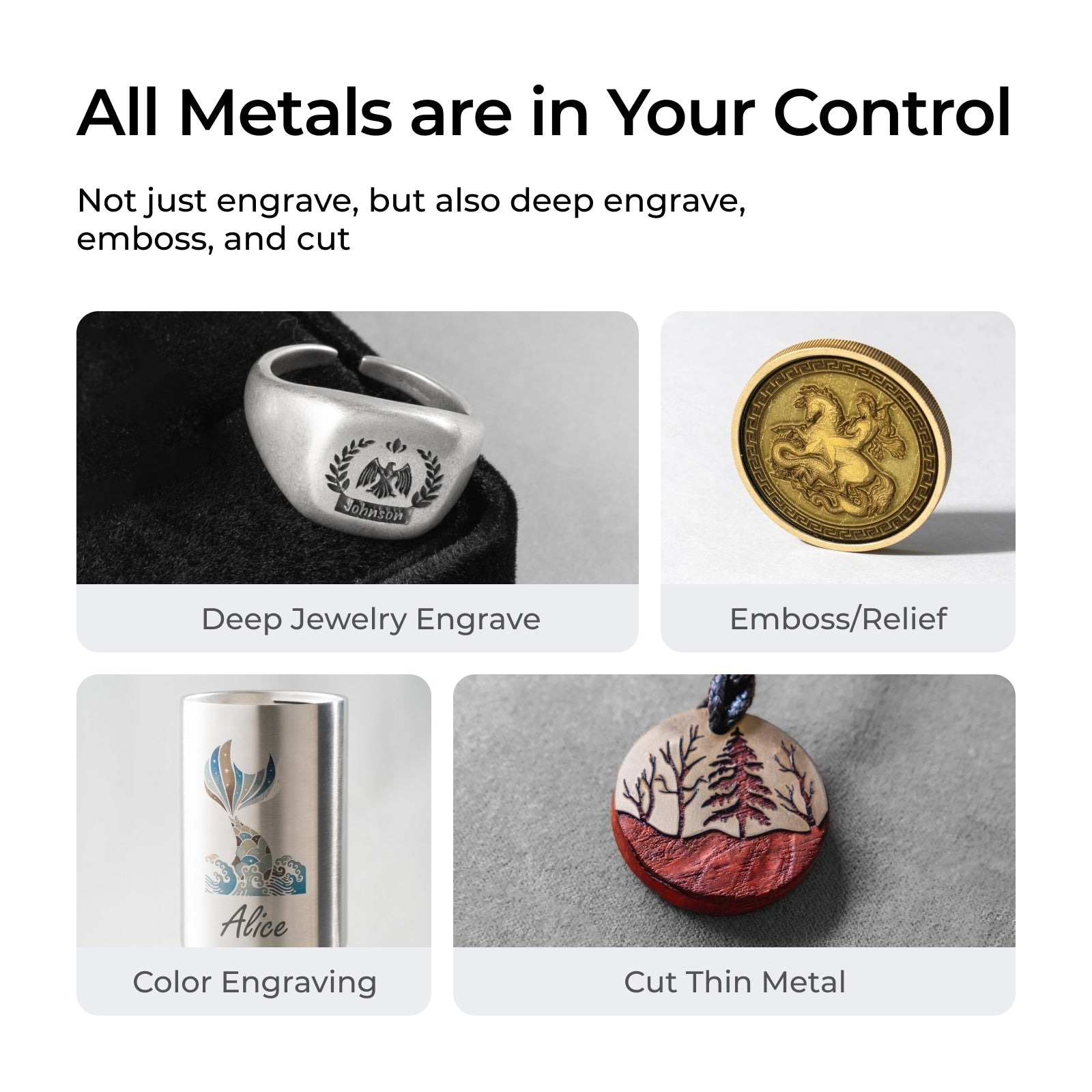 xTool F1 Ultra 20W kiud- ja dioodlasergraveerija: Klass 1 9 xTool F1 Ultra 20W kiud- ja dioodlasergraveerija: Klass 1 - Image 9