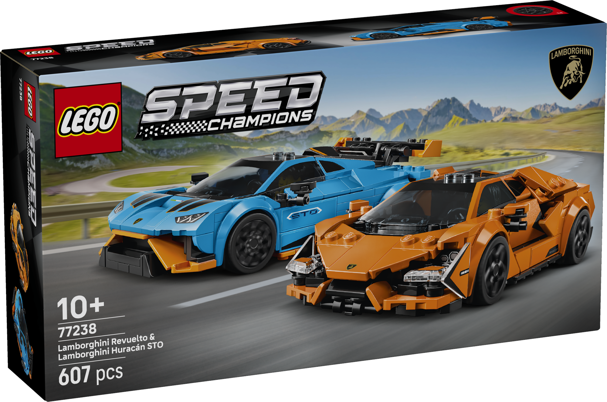 LEGO Speed Champions Lamborghini Revuelto ja Huracán STO 1 LEGO Speed Champions Lamborghini Revuelto ja Huracán STO