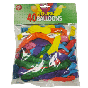 Bini figuurõhupallid, 40 tk