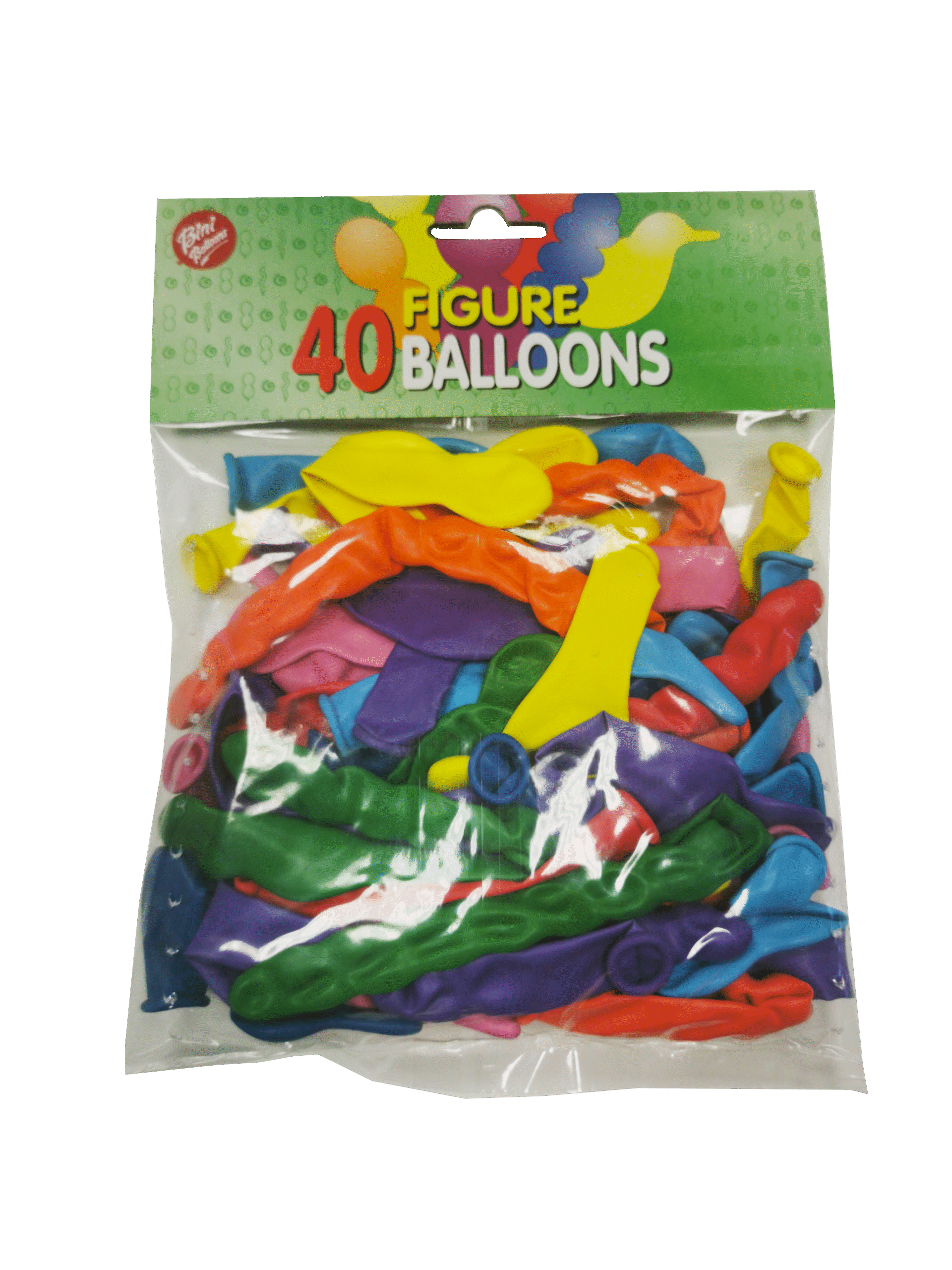 Bini figuurõhupallid, 40 tk 1 Bini figuurõhupallid, 40 tk