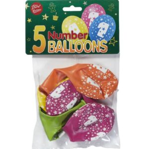 Bini number 1 pildiga õhupallid, 5 tk
