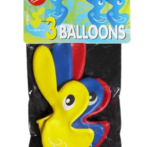 Bini pardikujulised õhupallid, 3 tk