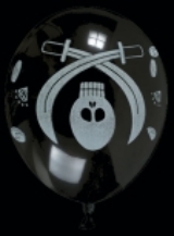 Bini piraaditeemalised õhupallid, 8 tk 3 Bini piraaditeemalised õhupallid, 8 tk - Image 3