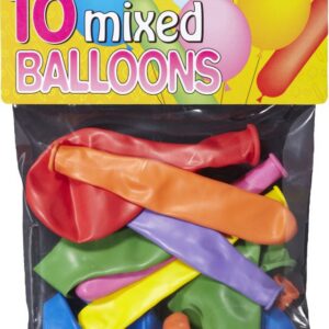 Bini segavärvi õhupallid, 10 tk