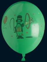 Bini tsirkuseteemalised õhupallid, 8 tk 2 Bini tsirkuseteemalised õhupallid, 8 tk - Image 2