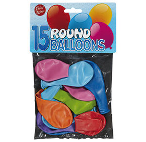 Bini ümmargused õhupallid, 15 tk