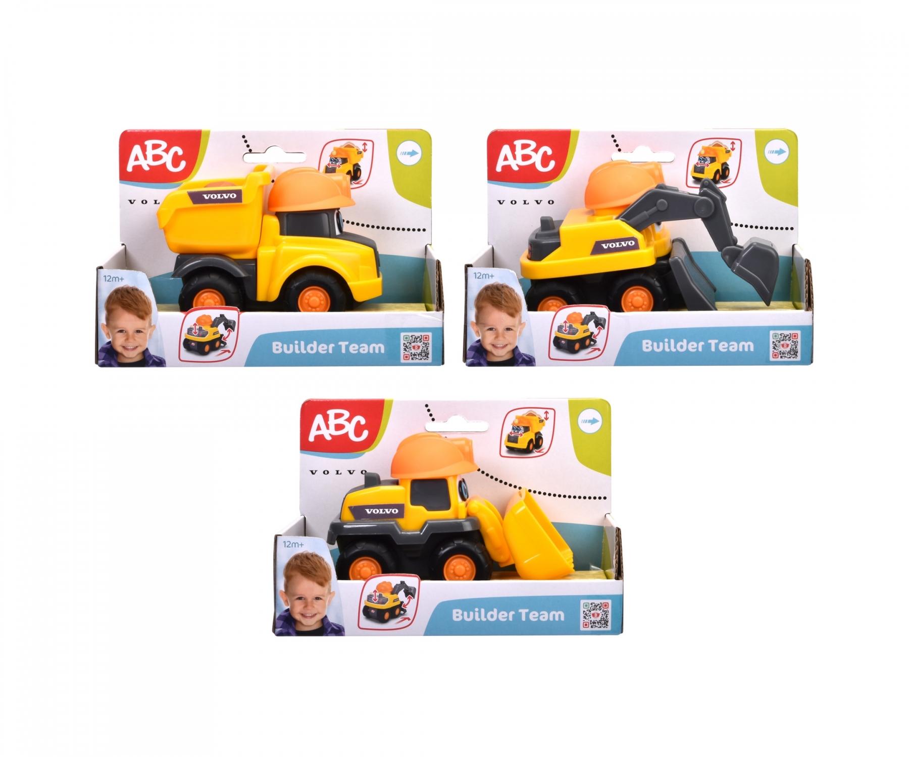 Dickie Toys ABC ehitusauto - 3 erinevat 1 Dickie Toys ABC ehitusauto - 3 erinevat