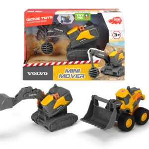 Dickie Toys Volvo mini ehitussõiduk, 3 erinevat
