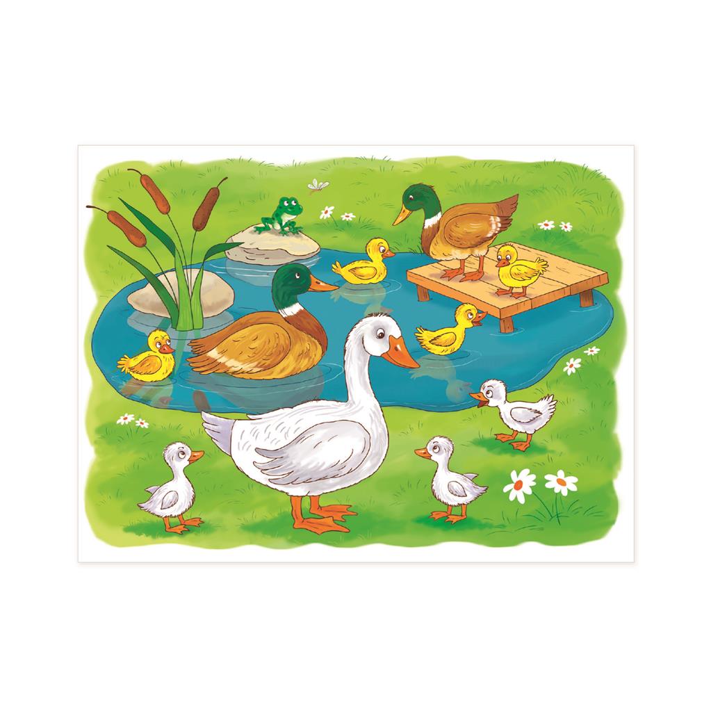 Dino klotsipusle puidust 12 tk Farmiloomad 2 Dino klotsipusle puidust 12 tk Farmiloomad - Image 2