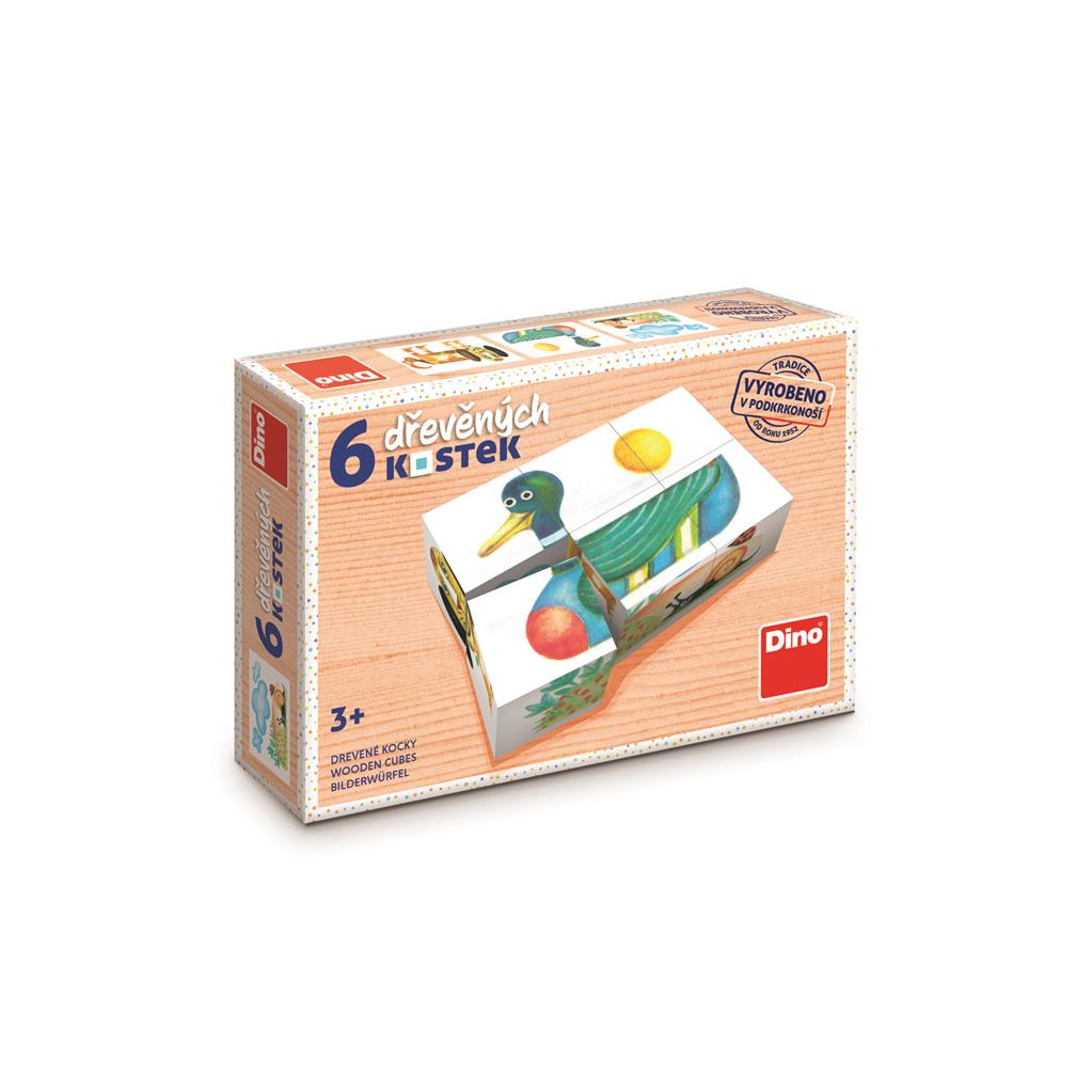 Dino klotsipusle puidust 6 tk Pardike 1 Dino klotsipusle puidust 6 tk Pardike