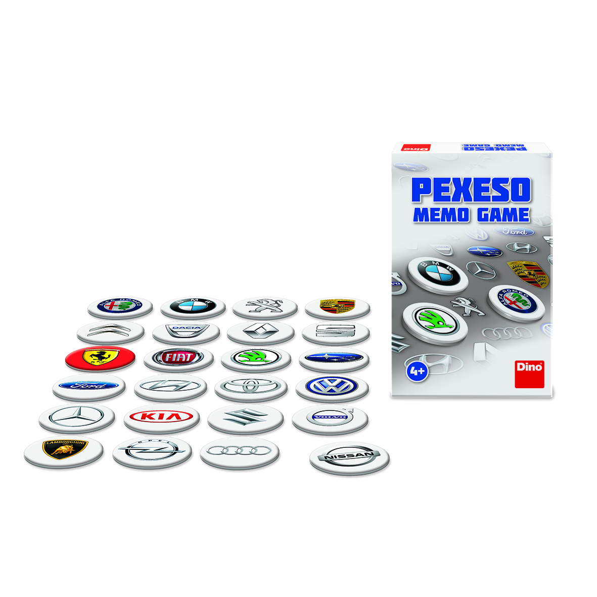 Dino lauamäng Memo Auto brändid 2 Dino lauamäng Memo Auto brändid - Image 2