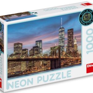 Dino pimedas helendav pusle 1000 tk Brooklyni sild