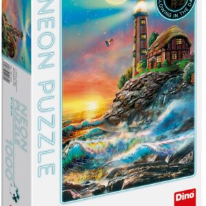 Dino pimedas helendav pusle 1000 tk Majakas saarel