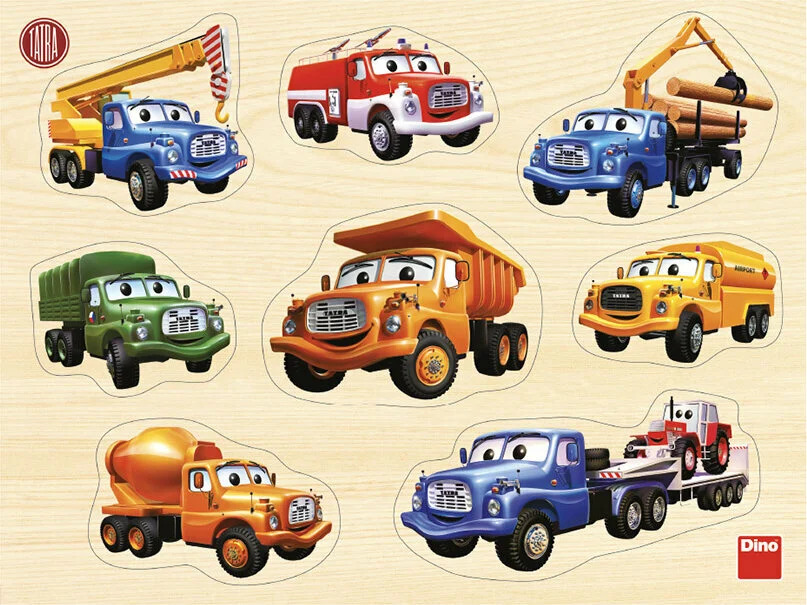 Dino puidust pusle 8 tk Tatra 1 Dino puidust pusle 8 tk Tatra