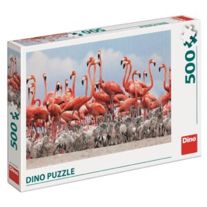 Dino pusle 500 tk Flamingo