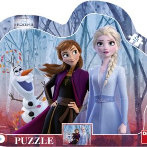 Dino siluett plaatpusle 25 tk Lumekuninganna 2 / Frozen 2