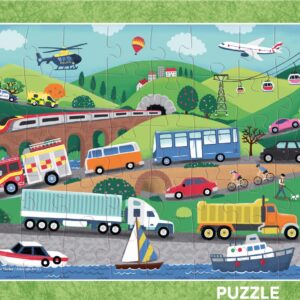 Dino suur plaatpusle 40 tk Erinevad sõiduvahendid