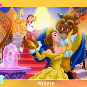 Dino suur plaatpusle 40 tk Kaunitar ja Koletis