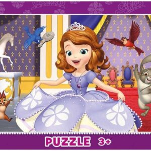 Dino väike plaatpusle 15 tk Printsess