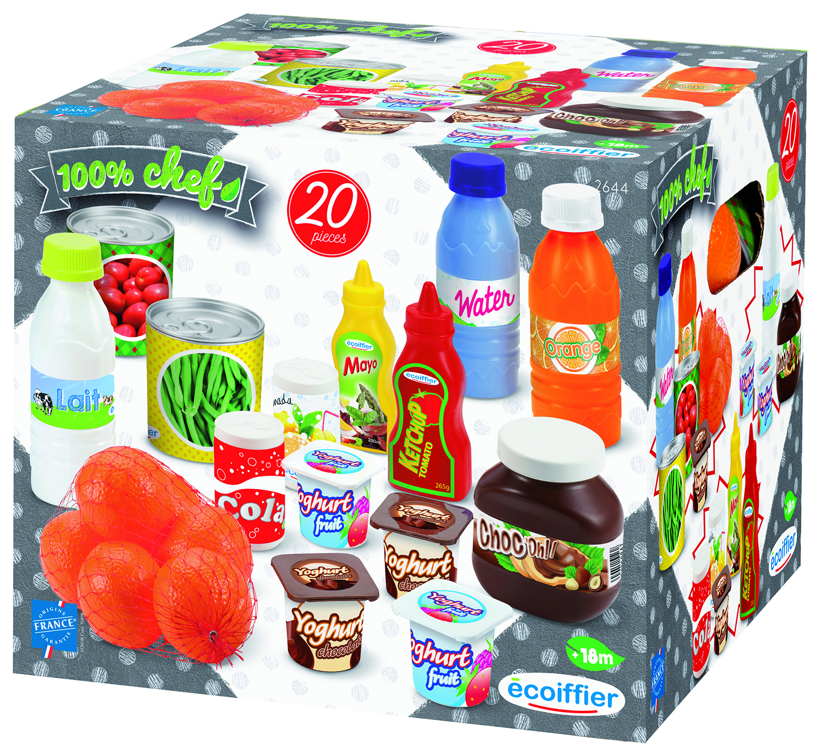 Ecoiffier toiduainete kast 1 Ecoiffier toiduainete kast