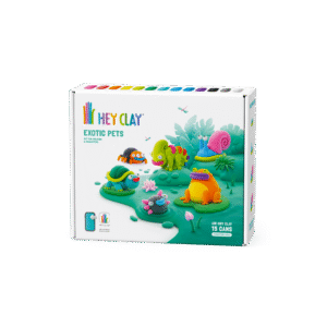 HEY CLAY voolimismass 15 tk: eksootilised loomad