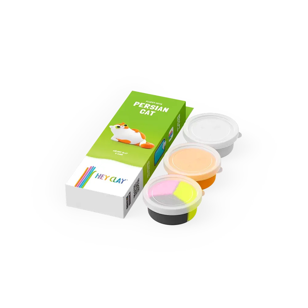 HEY CLAY voolimismass 3 tk: Pärsia kass 2 HEY CLAY voolimismass 3 tk: Pärsia kass - Image 2