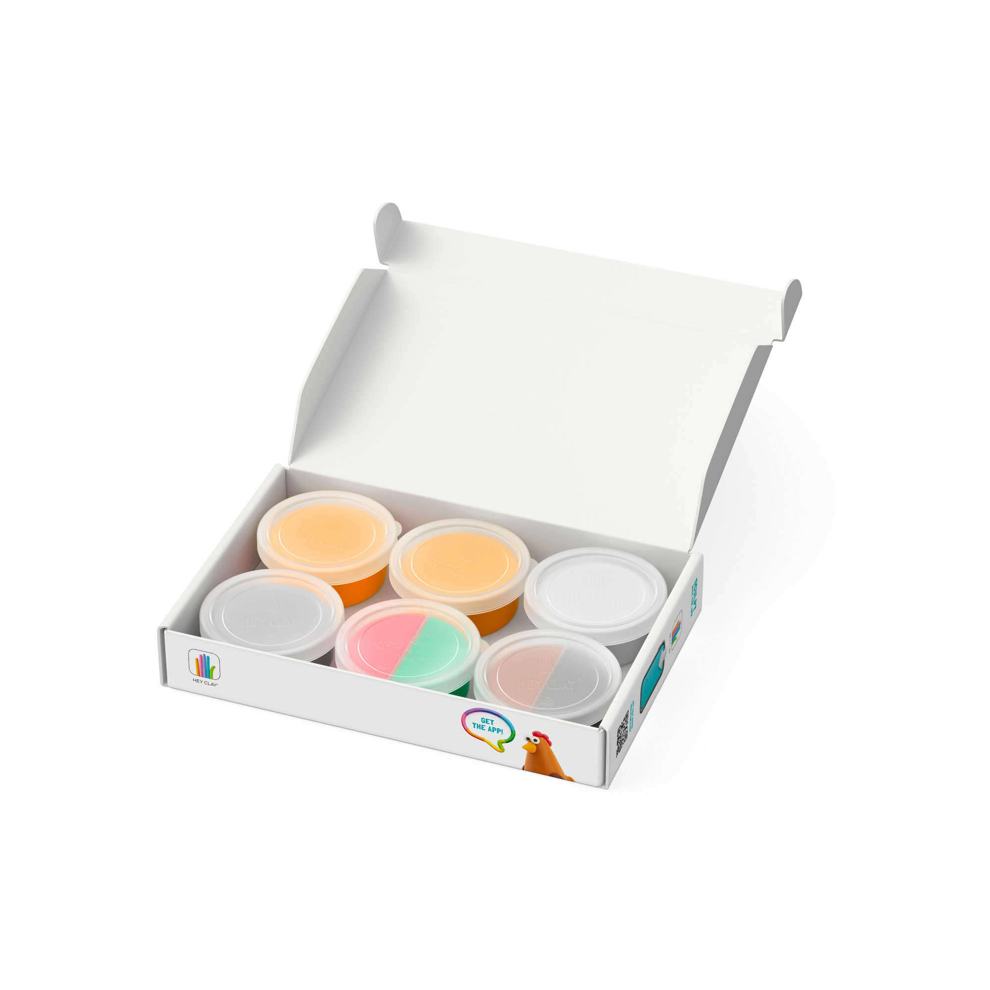 HEY CLAY voolimismass 6 tk: farmilindude valik 3 HEY CLAY voolimismass 6 tk: farmilindude valik - Image 3