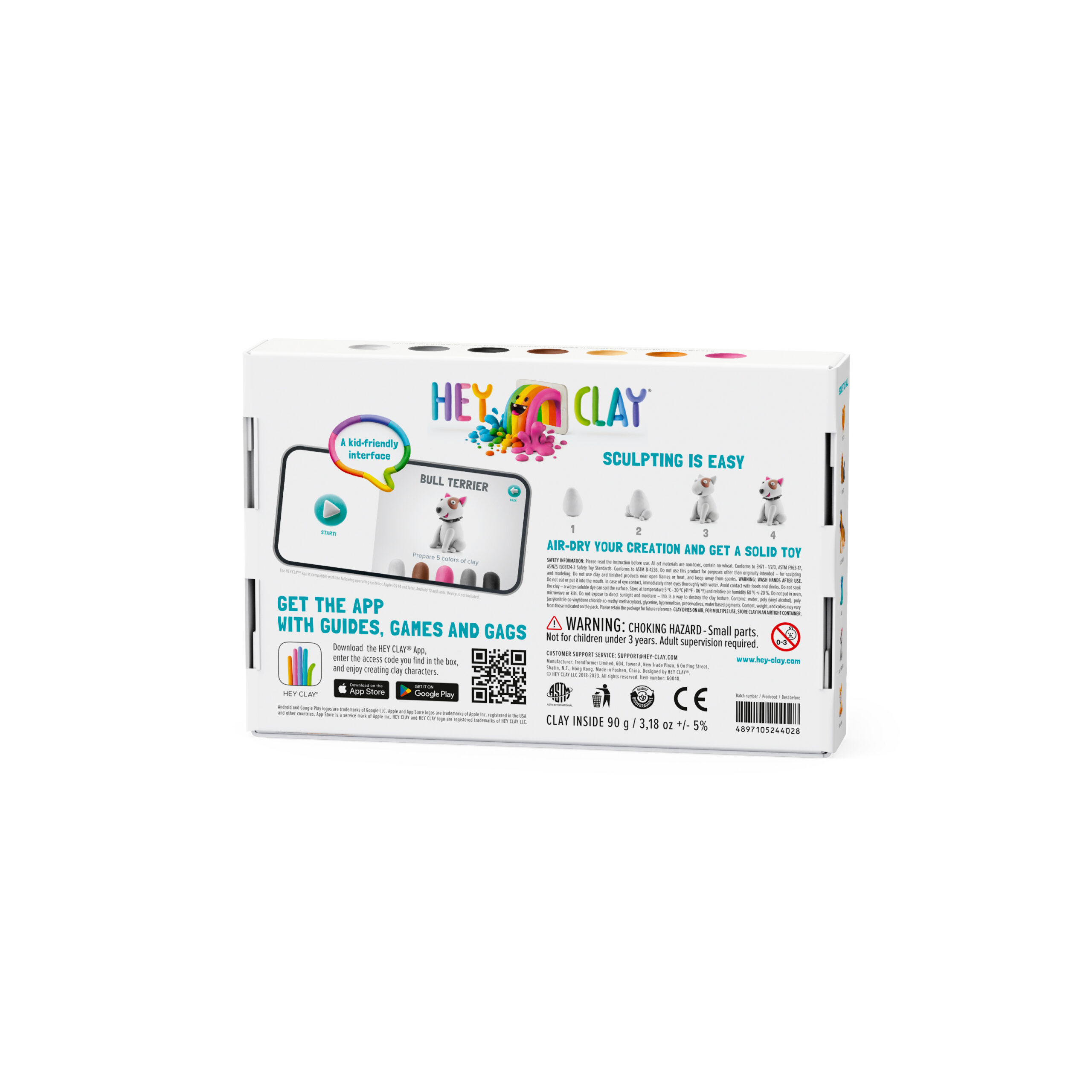 HEY CLAY voolimismass 6 tk: koerte valik 2 2 HEY CLAY voolimismass 6 tk: koerte valik 2 - Image 2