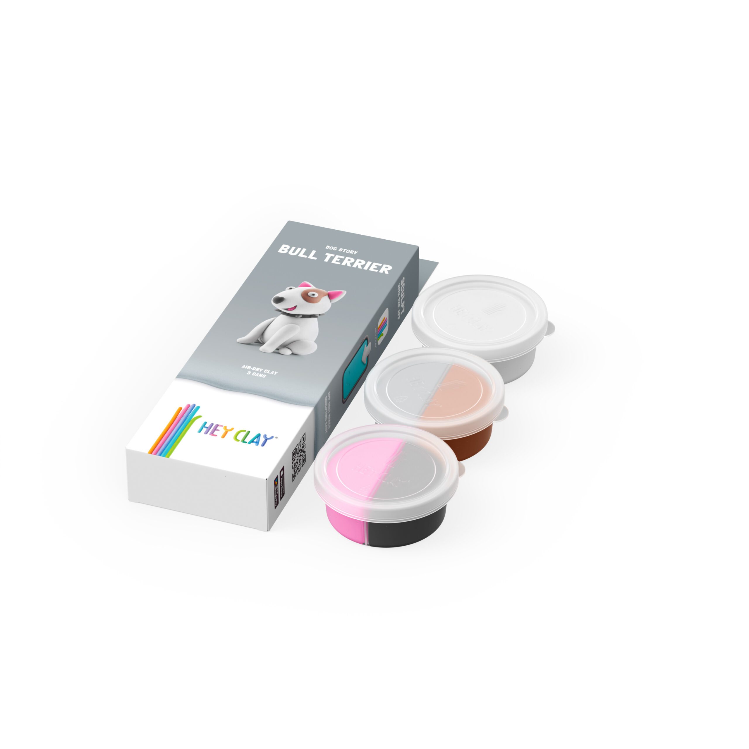 HEY CLAY voolimismass Bullterjer 3 tk 2 HEY CLAY voolimismass Bullterjer 3 tk - Image 2