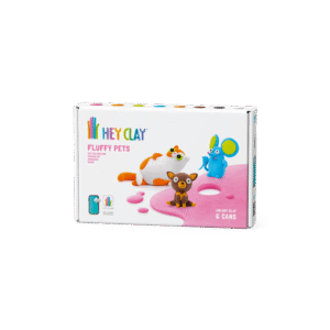 HEY CLAY voolimismass Karvased loomad 6 tk