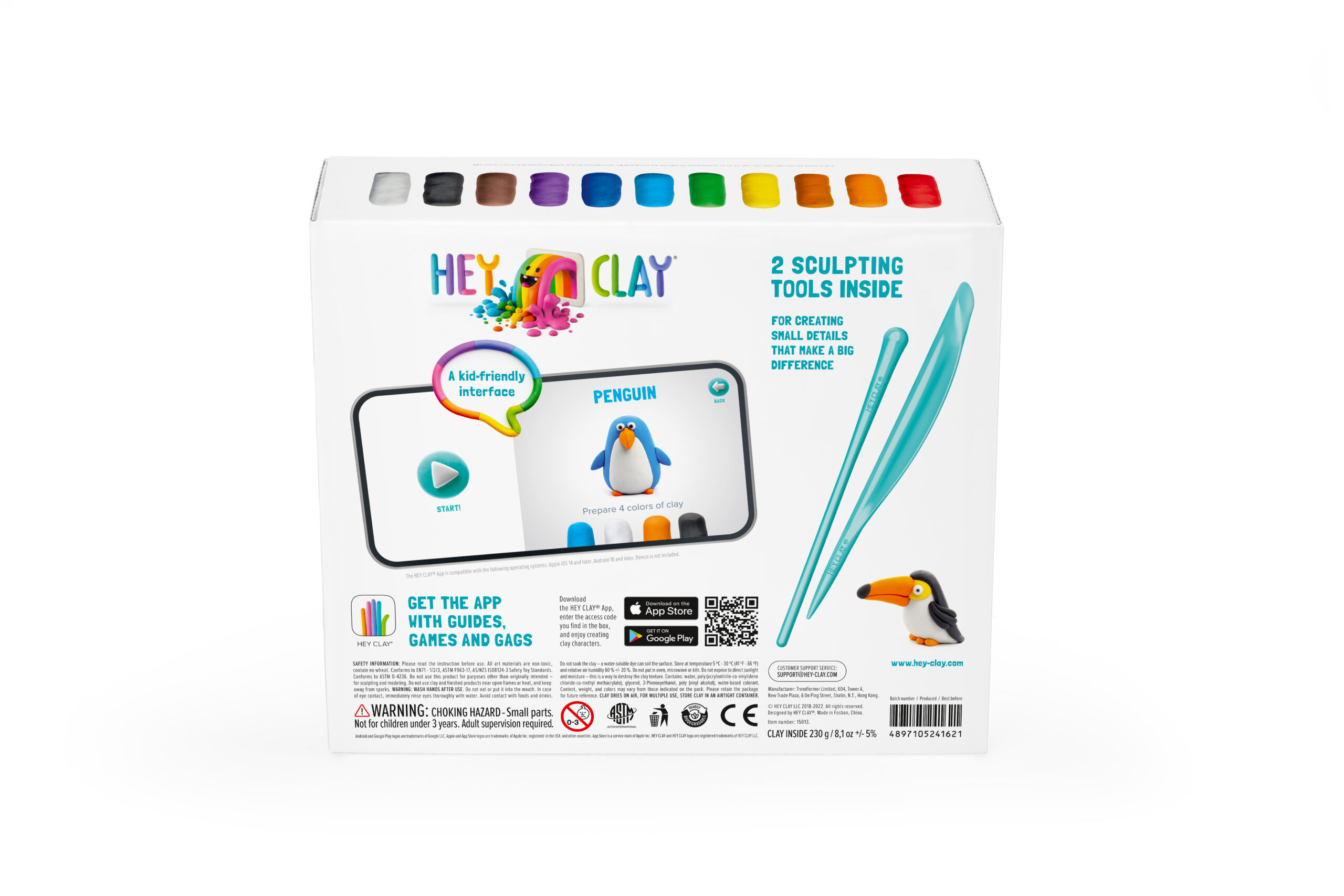 HEY CLAY voolimismass Linnud 3 HEY CLAY voolimismass Linnud - Image 3