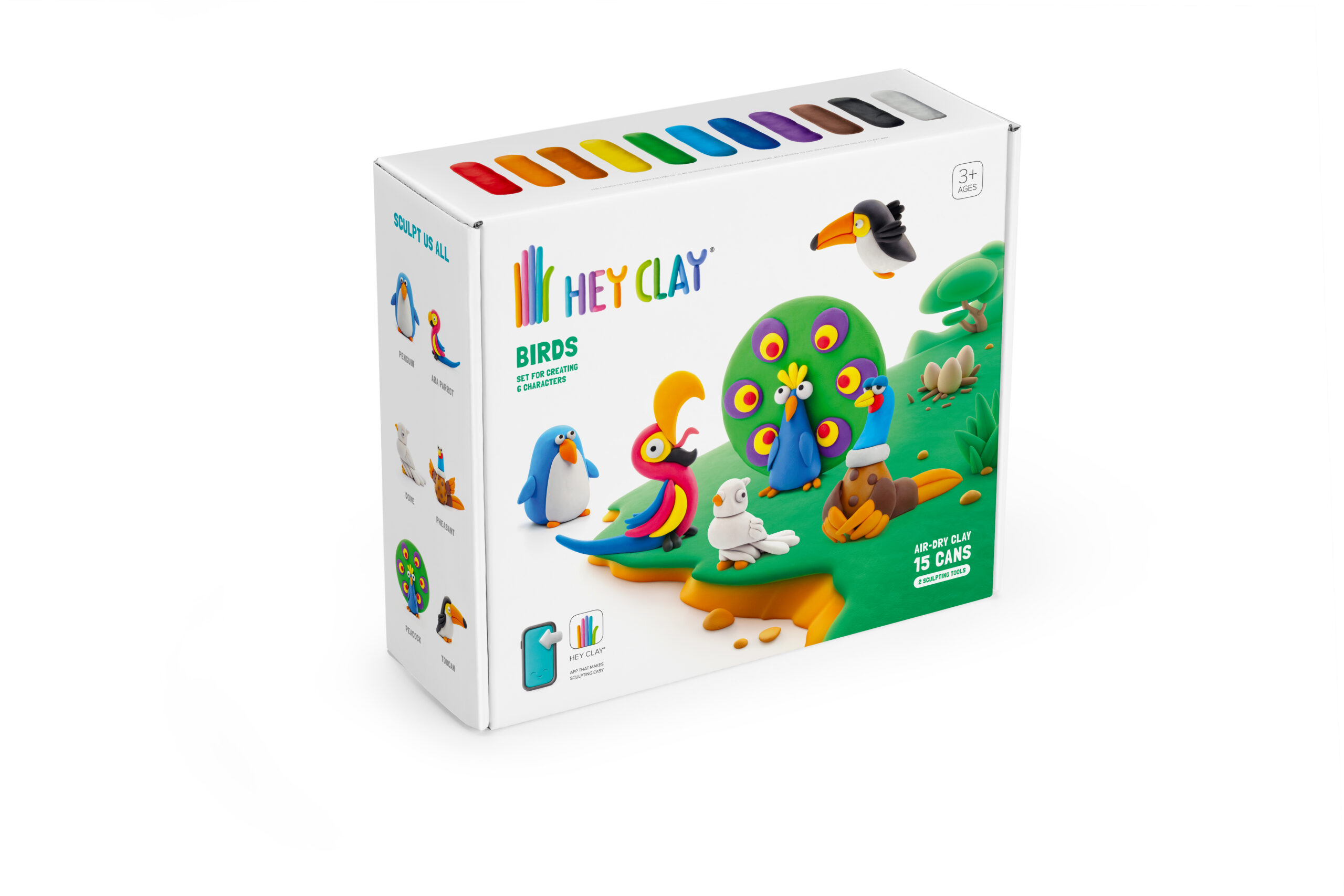 HEY CLAY voolimismass Linnud 1 HEY CLAY voolimismass Linnud