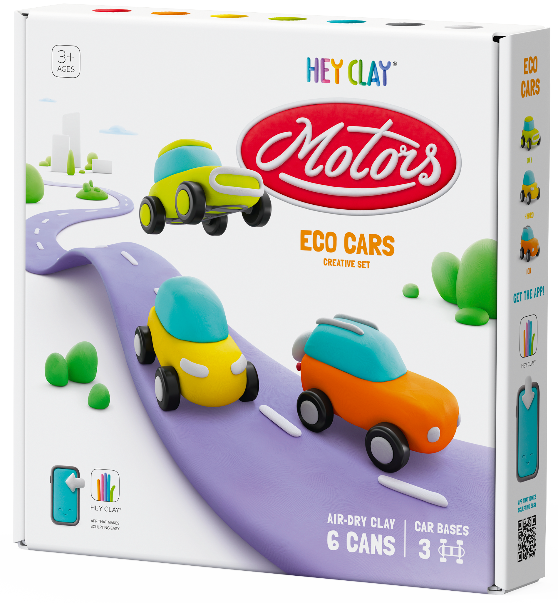 HEY CLAY voolimismass Öko autod ratastega 1 HEY CLAY voolimismass Öko autod ratastega