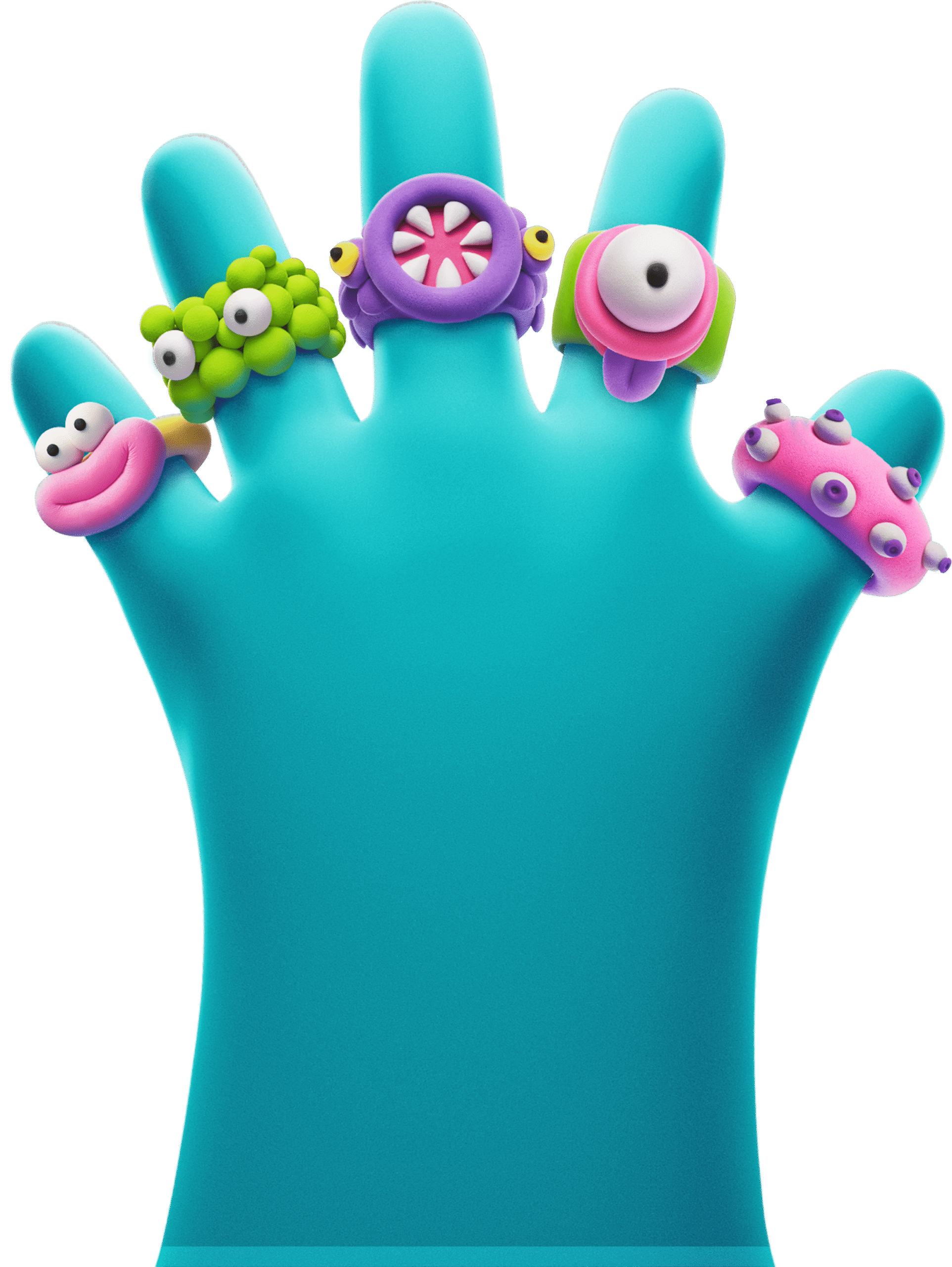 HEY CLAY voolimismass Sõrmused tulnukad 2 HEY CLAY voolimismass Sõrmused tulnukad - Image 2