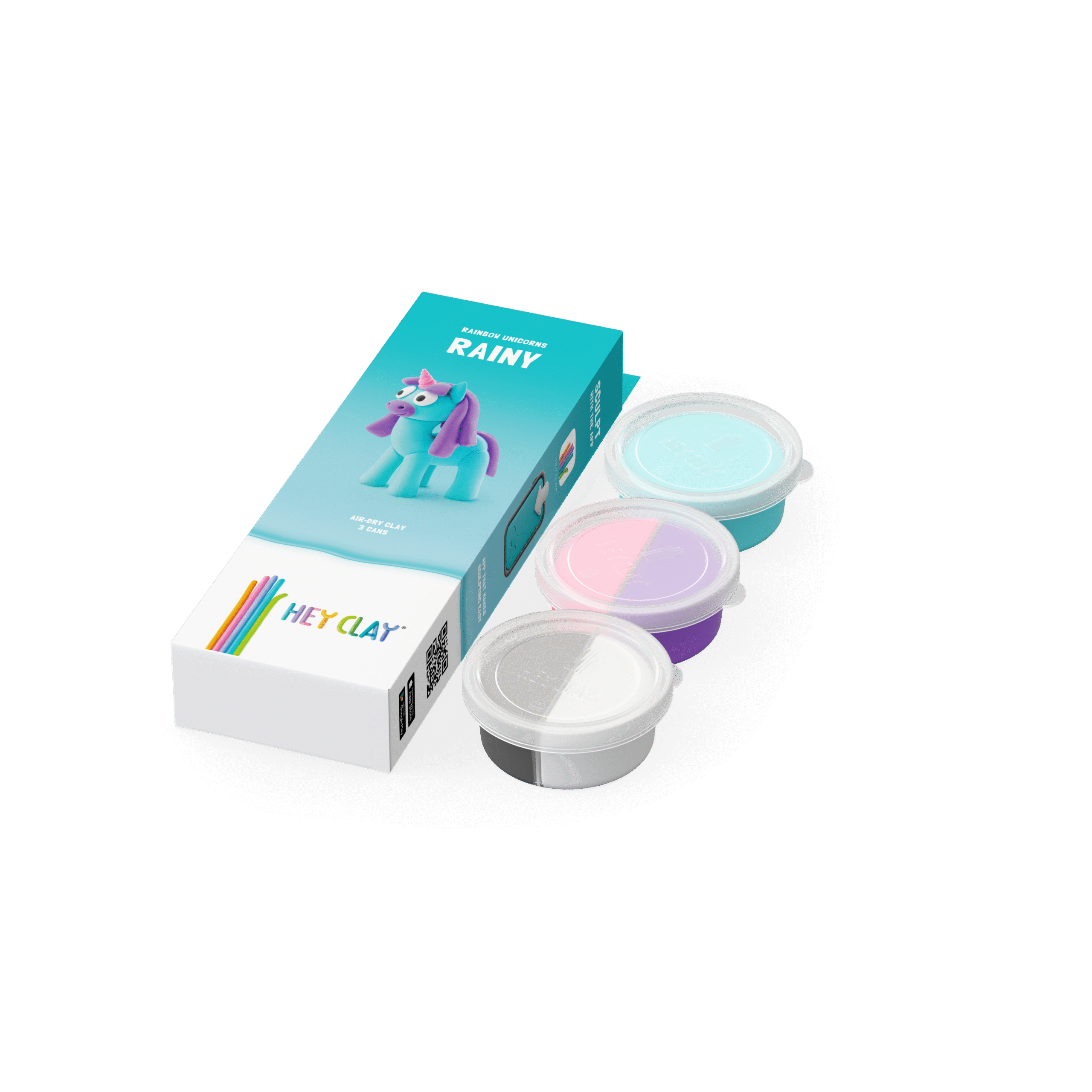 HEY CLAY voolimismass Ükssarvik Vihmake 3 tk 2 HEY CLAY voolimismass Ükssarvik Vihmake 3 tk - Image 2