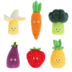 Mänguasjade esileht 68 Keel Toys Keeleco puuviljad ja köögiviljad 12 cm – 6 erinevat