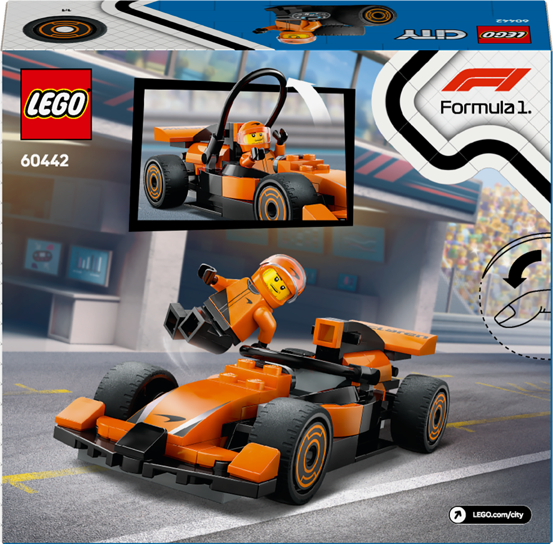 LEGO City F1 sõitja McLareni võistlusautoga 2 LEGO City F1 sõitja McLareni võistlusautoga - Image 2