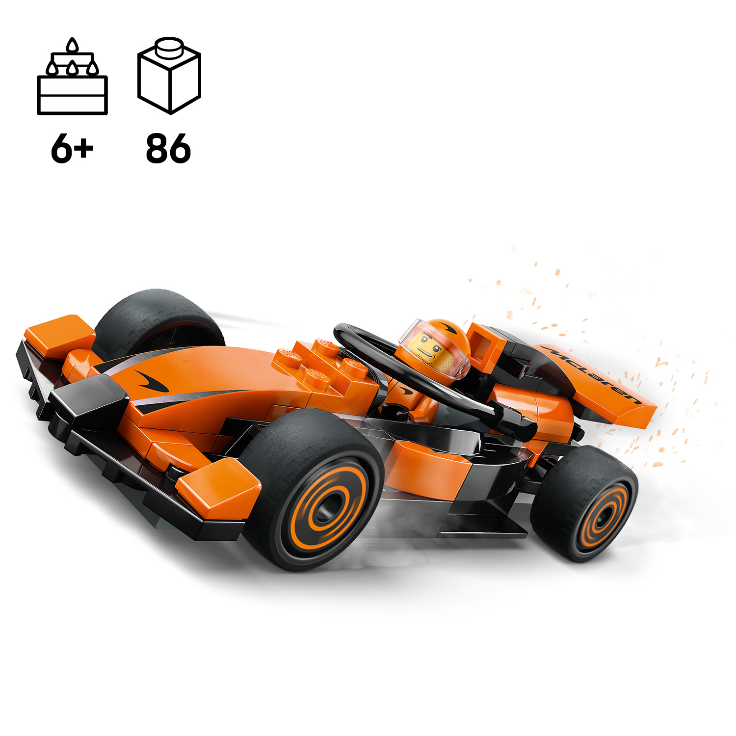 LEGO City F1 sõitja McLareni võistlusautoga 3 LEGO City F1 sõitja McLareni võistlusautoga - Image 3