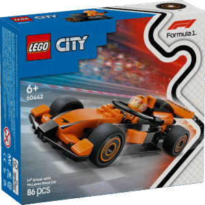 LEGO City F1 sõitja McLareni võistlusautoga