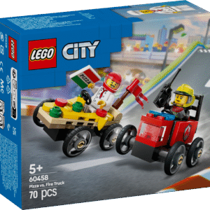 LEGO City Pitsaauto vs tuletõrjeauto võidusõiduautode komplekt