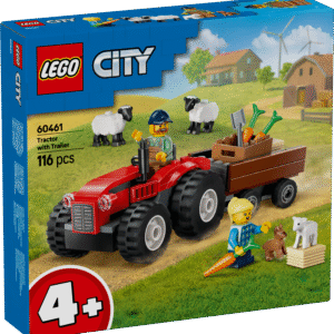 LEGO City Punane farmitraktor haagise ja lambaga