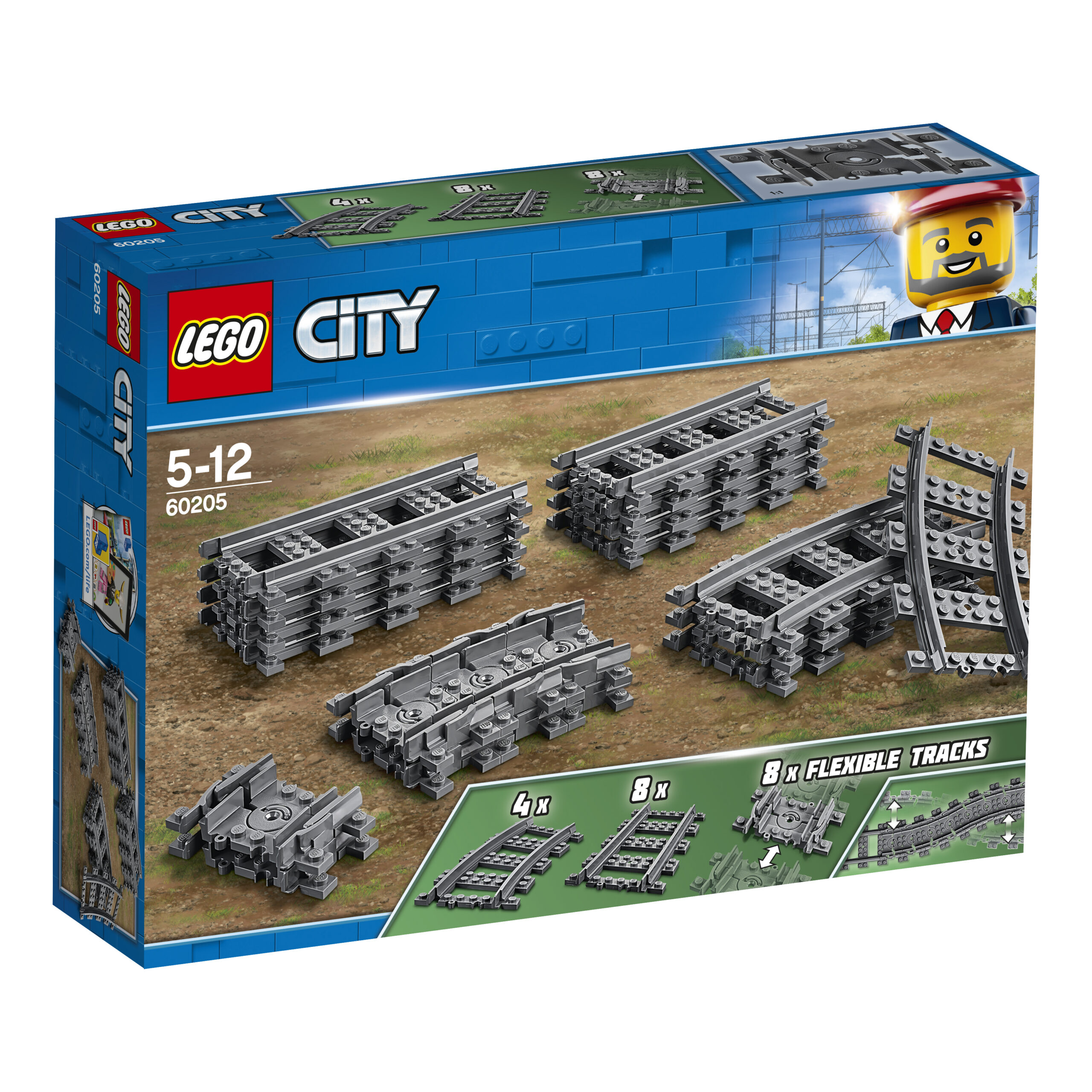 LEGO City Rööpad ja kurvid 1 LEGO City Rööpad ja kurvid