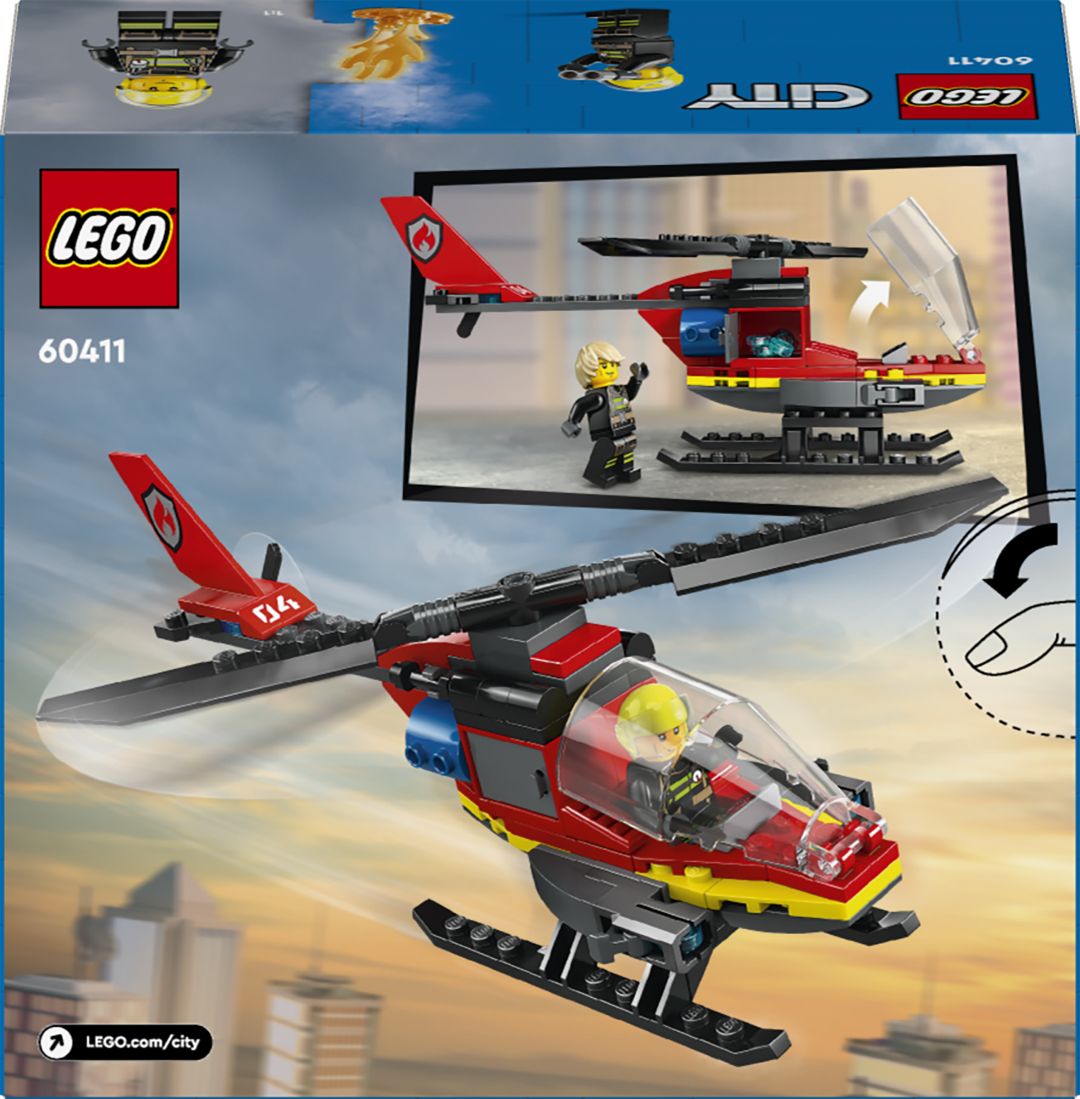 LEGO City Tuletõrjehelikopter 2 LEGO City Tuletõrjehelikopter - Image 2
