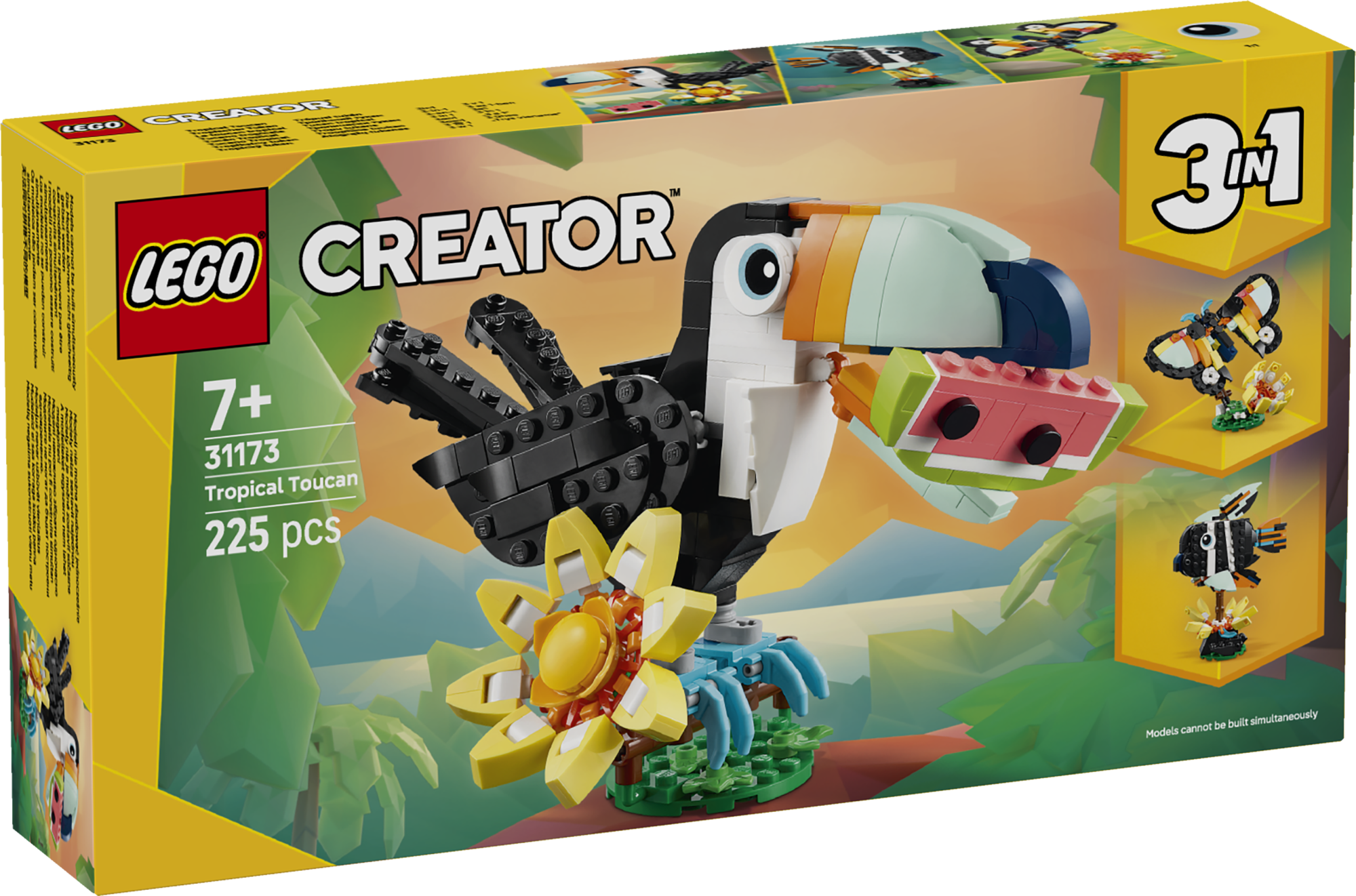 LEGO Creator Metsloomad: troopiline tuukan 1 LEGO Creator Metsloomad: troopiline tuukan